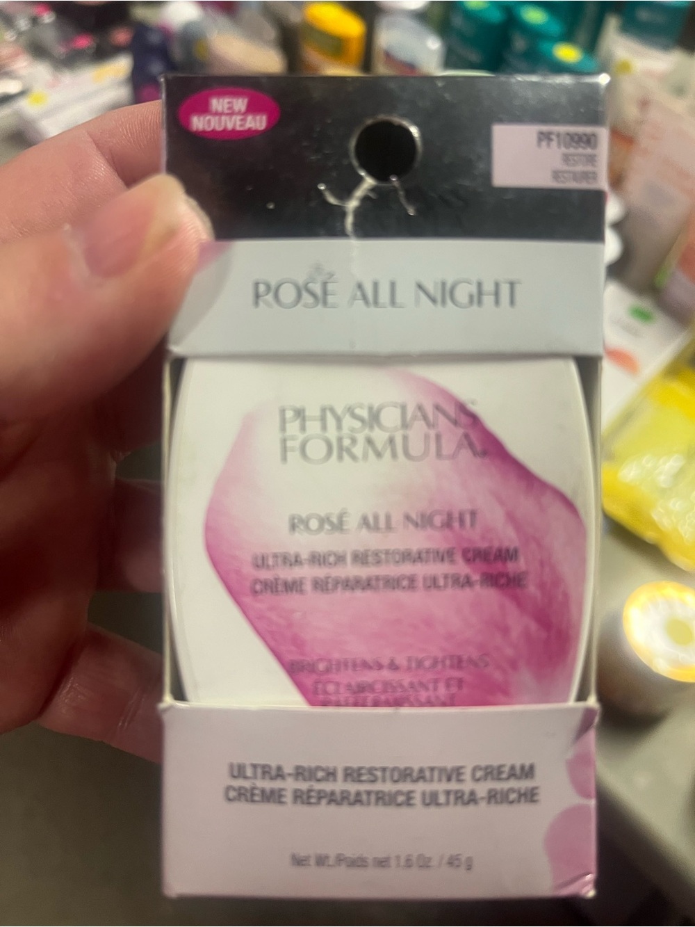 Physicians Formula Rose All Night Restorative Cream - Pink & White Packaging